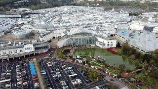 Exploring the Bluewater,  the biggest shopping Centre in Europe #drone #dji mini2 #aerialfootage