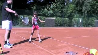 first lesson forehand