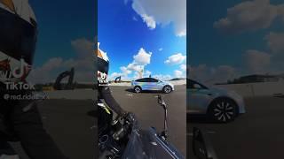 What a wrap! #tesla #motorcycle #bikehelmet