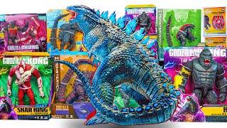 Godzilla X Kong Toys collection ASMR unboxing | The New Empire | Giant Kong and Giant Godzilla