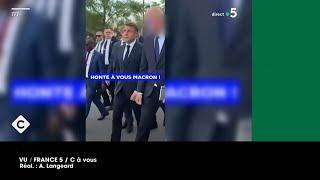 Vu du 28/09/24 : "Honte à vous Macron !"