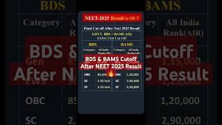 NEET 2025 Final Cutoff After Result! MBBS Govt College Cutoff & Counselling Update #NEET2025 #neet