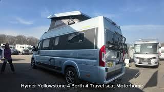 Hymer Yellowstone 4 Berth 4 Travel seat Motorhome