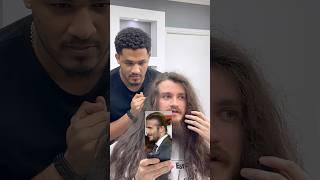 Transformación Corte de pelo de Beckham ¡SUBSCRÍBETE AHORA PARA TUTORIAL! #hairstyle #cortedepelo