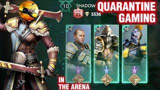 Quarantine Gaming in Shadow Fight 4 Arena (noob gameplay alert)