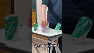 How to balance a can at an angle?