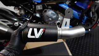 I installed A Leo Vince slip on exhaust on my BMW M1000R Competition!!!