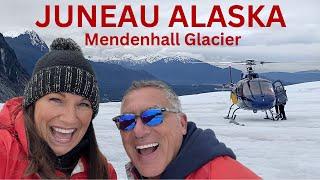 Juneau Alaska Helicopter Tour & Walkabout on Mendenhall Glacier - From the Juneau Cruise Port