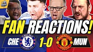 MAN UNITED & CHELSEA FANS REACTION TO CHELSEA 1-0 MAN UNITED | PREMIER LEAGUE FAN REACTIONS