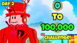 DAY 2 / PLS DONATE 0 TO 100,000 ROBUX CHALLENGE LIVE