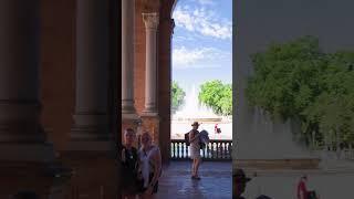 Sevilla, Plaza de Espana, Home of Flamenco #shorts #spain #sevilla #4k