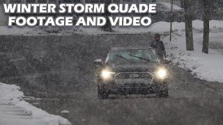 WINTER STORM QUADE FOOTAGE AND VIDEO! | New Jersey