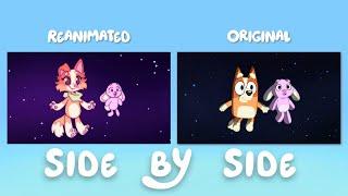 Original VS Reanimated - Bluey Sleepytime Reanimated (Side-by-Side Comparison)