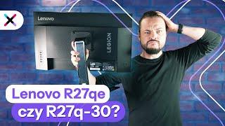 LENOVO POTRAFI W TANIE MONITORY! ️ Test, recenzja Lenovo R27qe 