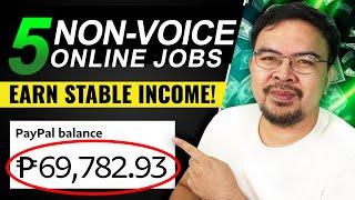 5 Non Voice Home Based Online Jobs for Beginners 2024