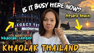 Busy ? !! Khaolak today !! How is Sunset at Apsara Beach resort | KhaoLak Center , Thailand 