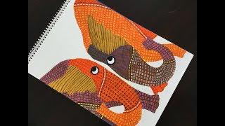 Gond Painting tutorial