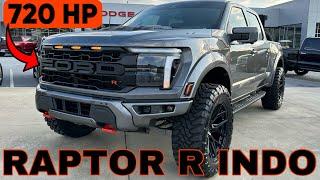 2024 FORD RAPTOR R INDO 720 HP CARBONIZED GRAY CUSTOM Performance Truck