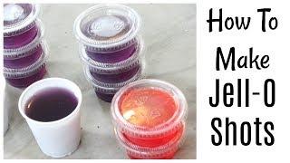 HOW TO MAKE VODKA JELLO SHOTS | Allie & Ana