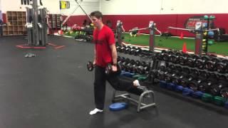 2 DB RFE Split Squat