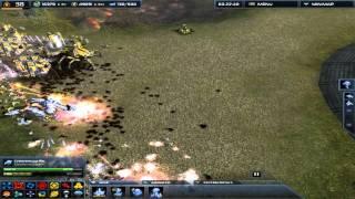 Supreme Commander 2: Me and evan vs 2 cheating  AI Part 5