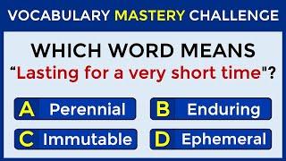Vocabulary Genius: Are You One of Them? Prove It! #challenge 20