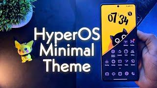 HyperOS Minimal Theme For Any Xiaomi Devices | New System Ui | #hyperos