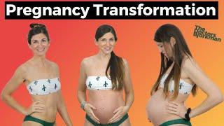 PREGNANCY TRANSFORMATION  ||  Week by Week Bikini Belly