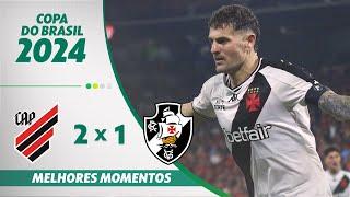 ATHLETICO-PR 2 (4) X 1 (5) VASCO | MELHORES MOMENTOS | QUARTAS DE FINAL COPA DO BRASIL | ge.globo