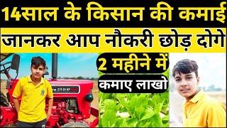 14 साल के किसान की कमाई जानकर नौकरी छोड़ दोगे  | Smart Farming | Best Farming | Crorepati Farmer's