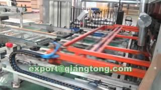 Automatic melamine laminate short cycle press line