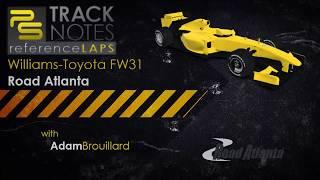 Adam Brouillard demonstrates the proper line in a Formula 1 at Road Atlanta