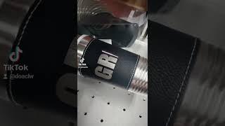 Fiber Laser, Leatherette tumbler engraving!