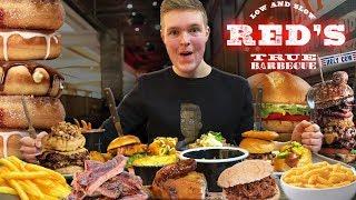 EPIC £80 BBQ CHEAT MEAL CHALLENGE! | Doughnut Burger! |  Red's True BBQ