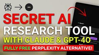 This 100% FREE Perplexity Clone has GPT-4O & Claude-3.5-Sonnet! (No Installation Needed)