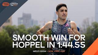 Hoppel takes the win over 800m in New York | Continental Tour Gold 2023