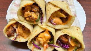 Chicken Kathi Roll Recipe | Street Style Chicken Kathi Roll | Riz Food Court