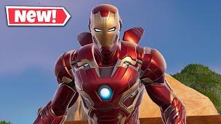 NEW IRON MAN MK 45 Skin Gameplay In Fortnite!