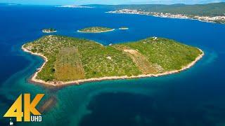 4K Drone Footage - Coast and Bays of CROATIA - Ambient Drone Film and Peaceful Relaxing Music