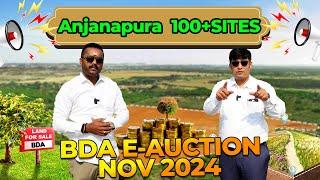 BDA E Auction November 2024 | Anjanapura | SMV Layout | Banashankari | #bdasitesforsale #realestate