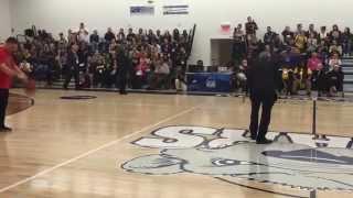#SCTop10 - $10,000 Half-Court Shot Made at St. Joseph's College (Brooklyn) - Alternate View