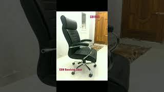 GBM Revolving Chair Black #gbmfurnitures #furniture #chair #hydraulic #revolvingchair