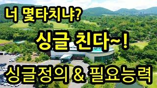 싱글골퍼? 샷, 퍼트, 어프로치 필요능력. 싱글골퍼 되는 방법 1탄.
