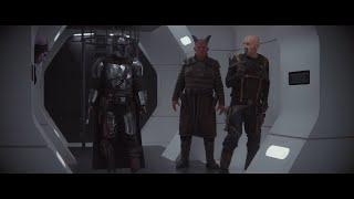 Start of spaceship heist - The Mandalorian Season One (2019)