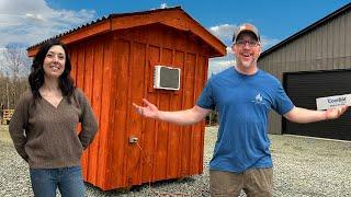 It's FINISHED!!! Building a CUSTOM OFF GRID WALK-IN COOLER
