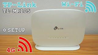 TP-Link TL-MR105 4G Router Wi-Fi • Unboxing, installation, configuration and test