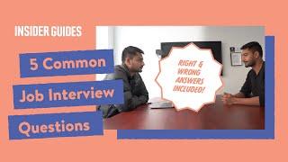 5 Most Common Job Interview Questions | Dos and Don'ts | International Students in Australia