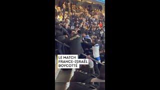 LE MATCH FRANCE-ISRAËL BOYCOTTÉ