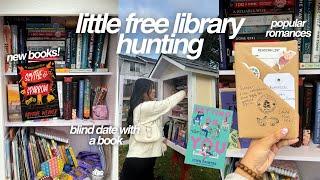 LITTLE FREE LIBRARY VLOG: mystery book, popular romances and more!!