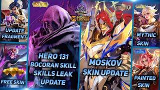 NEW HERO 131 FIGHTER UPDATE, MOSKOV COLLECTOR SKIN, UPDATE FRAGMENT SHOP - MLBB UPCOMING SKIN